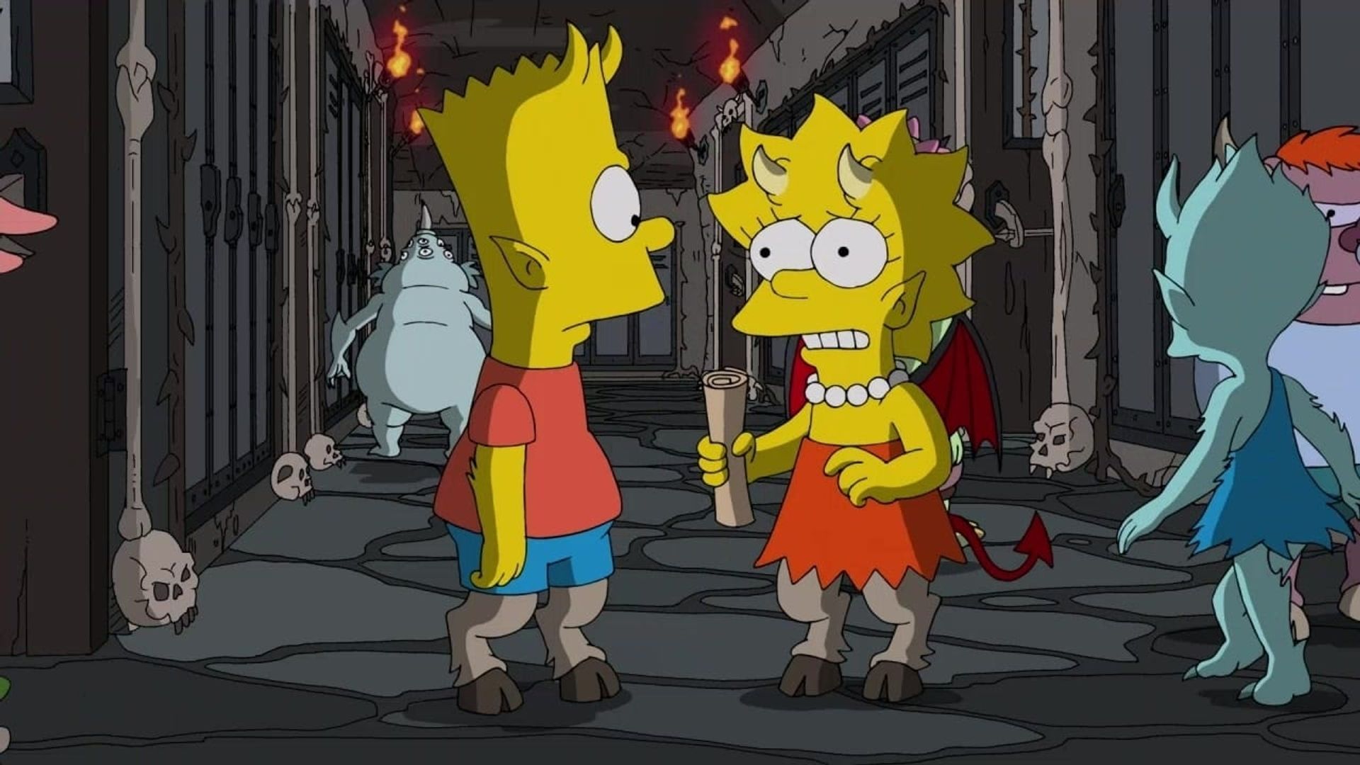 The Simpsons background