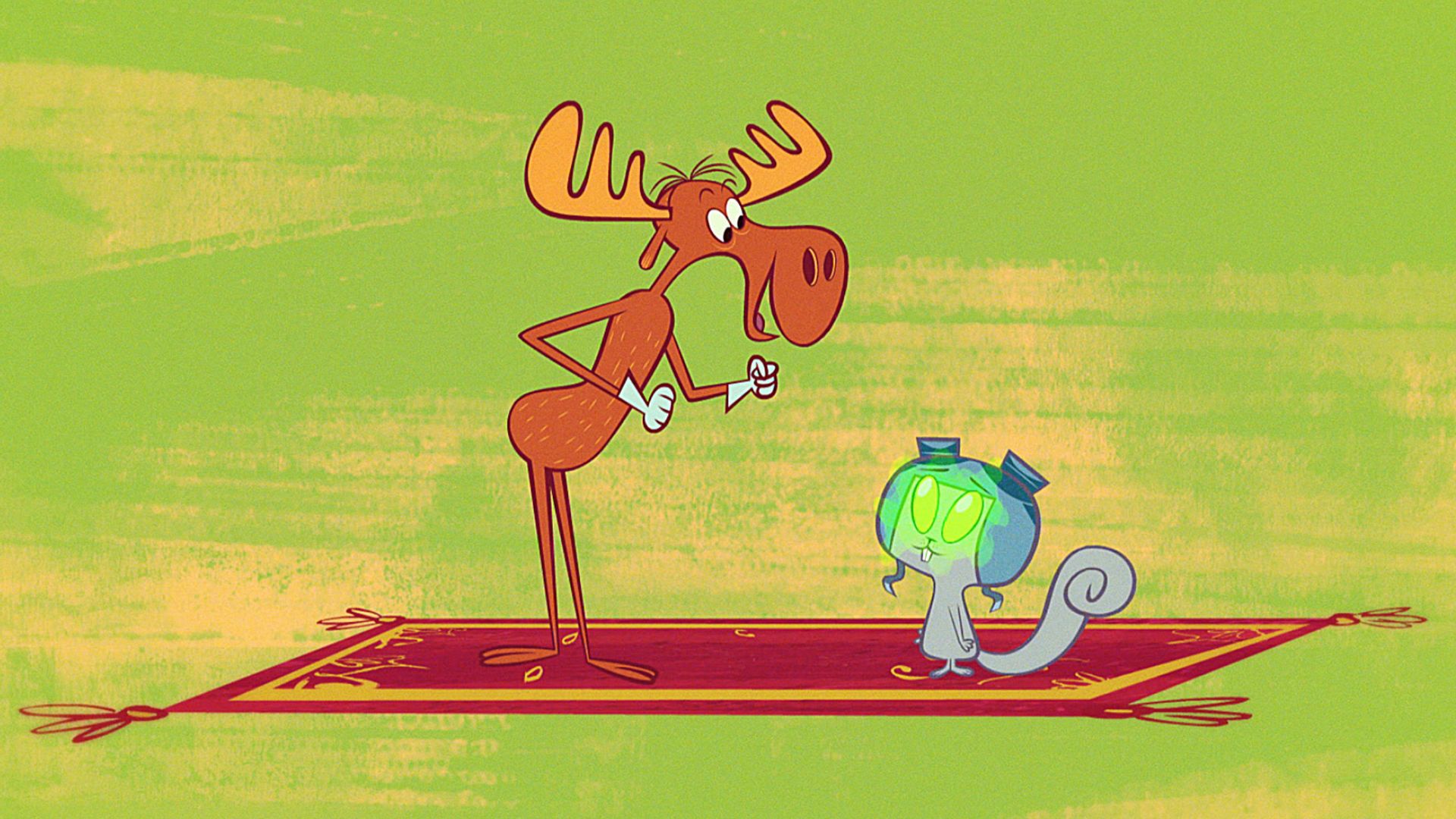 The Adventures of Rocky and Bullwinkle background