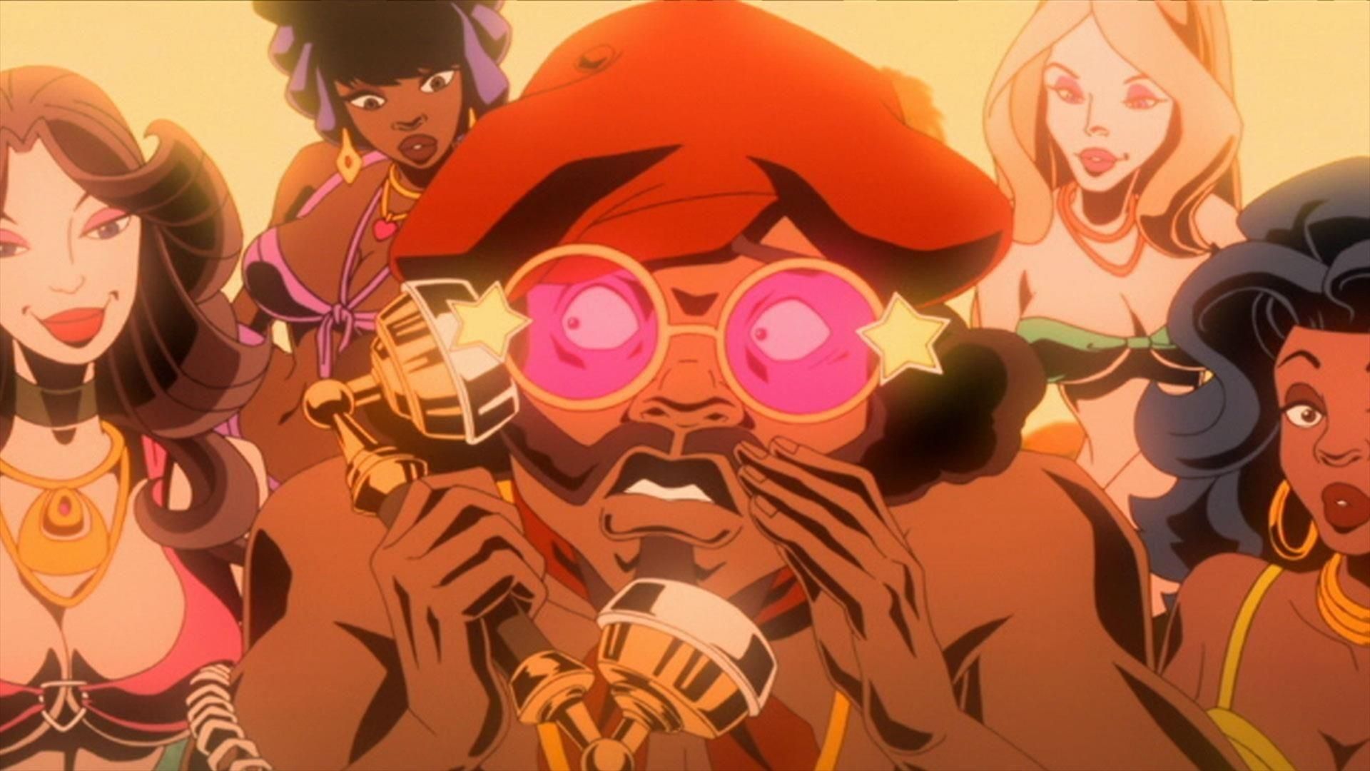 Black Dynamite background