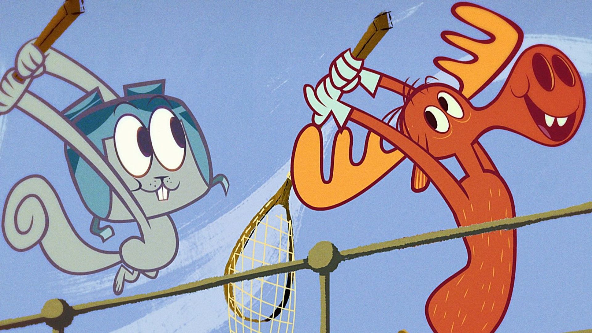 The Adventures of Rocky and Bullwinkle background