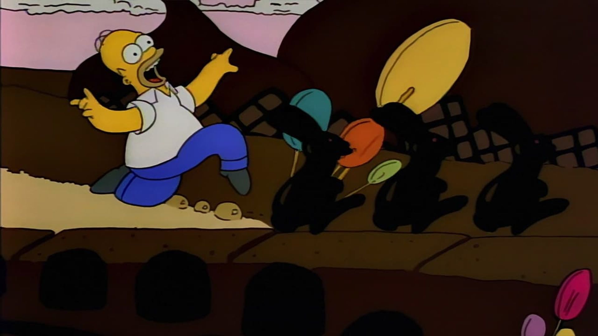 The Simpsons background