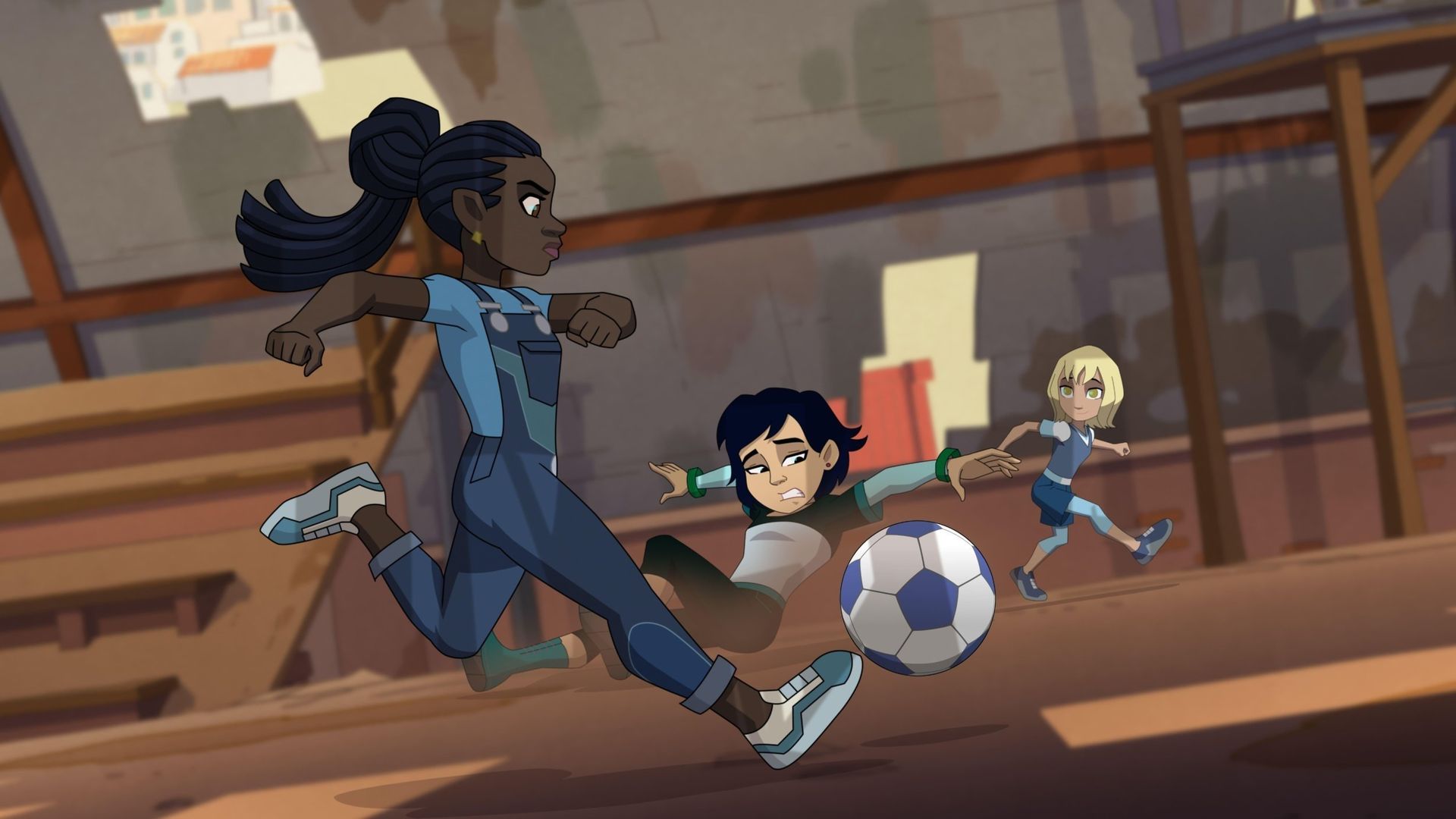 Street Football background