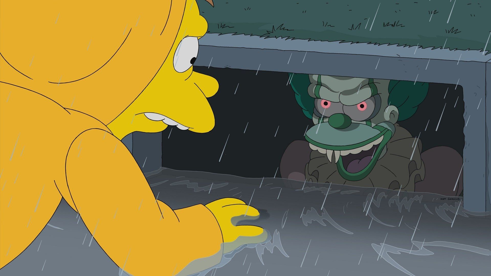 The Simpsons background