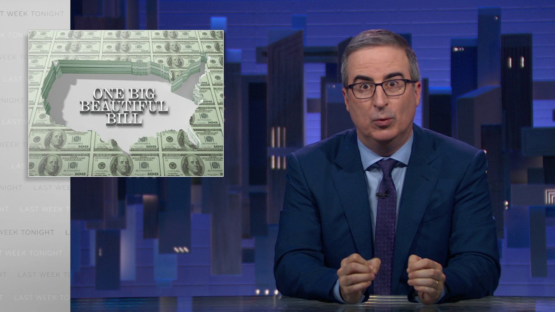 Last Week Tonight with John Oliver background