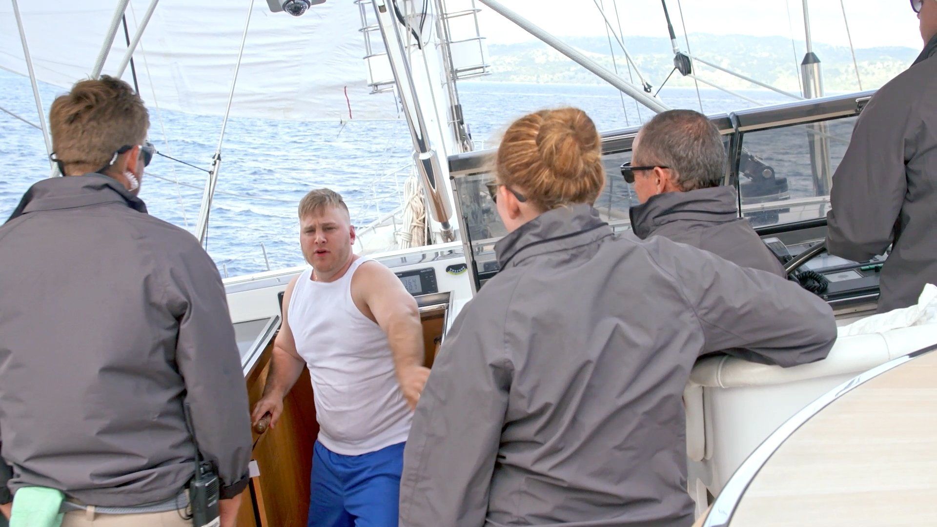 Below Deck Sailing Yacht background