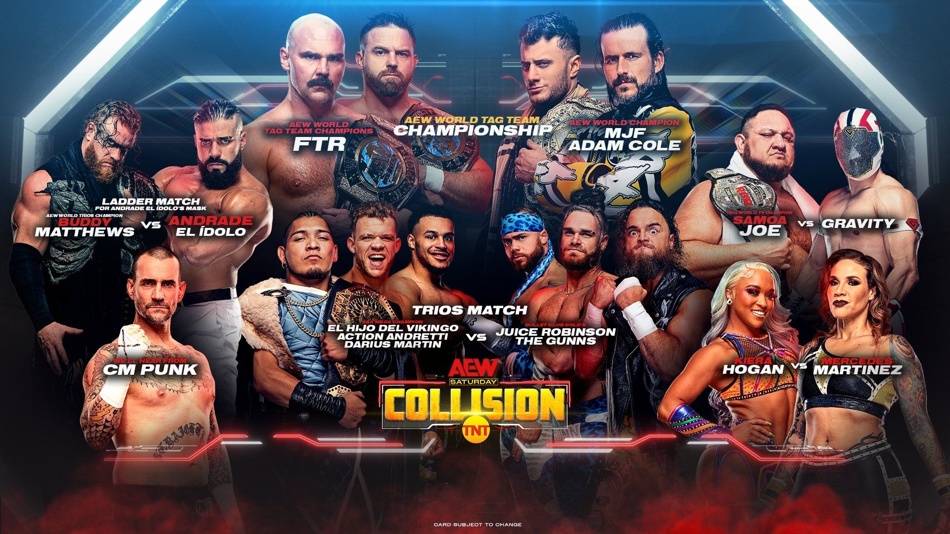 AEW Collision background