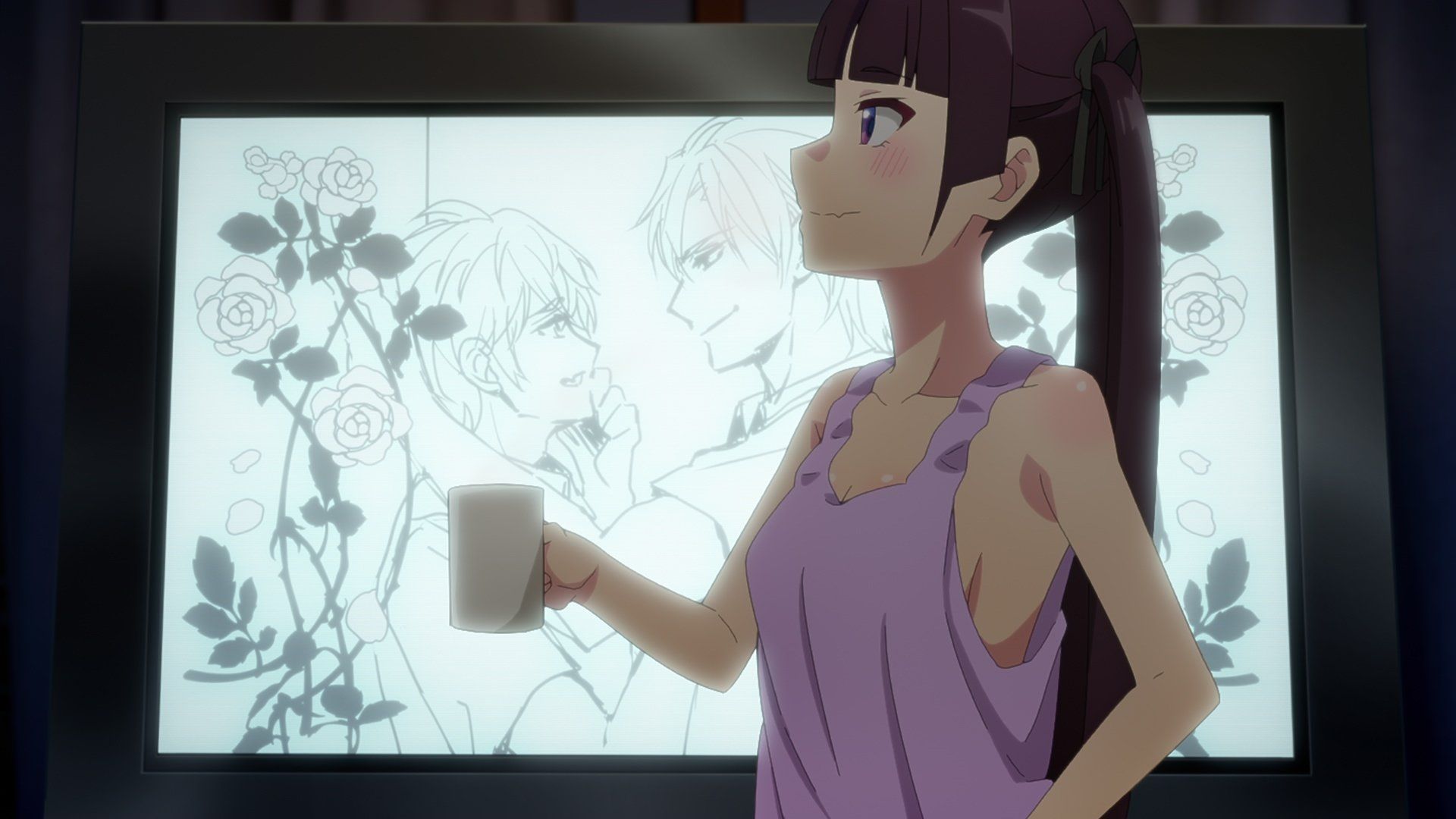 Makina-san's a Love Bot?! background