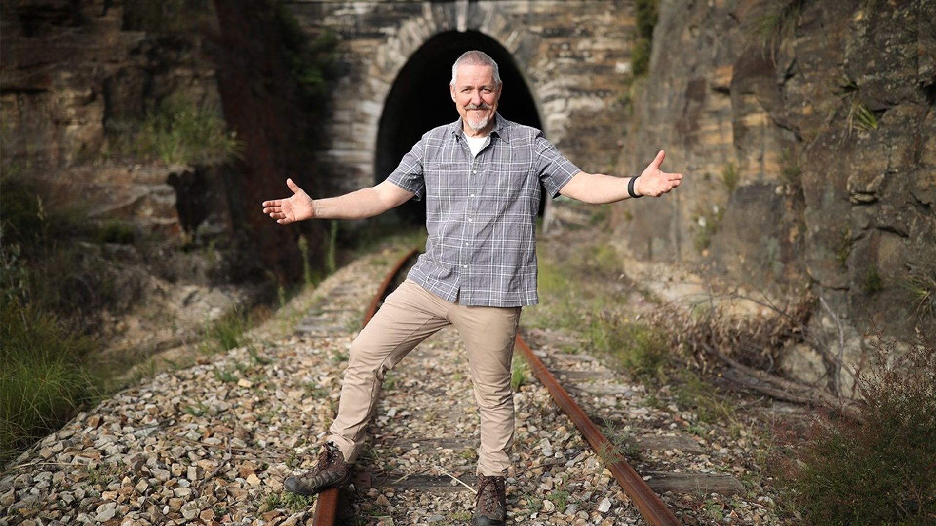 Griff Off the Rails: Down Under background