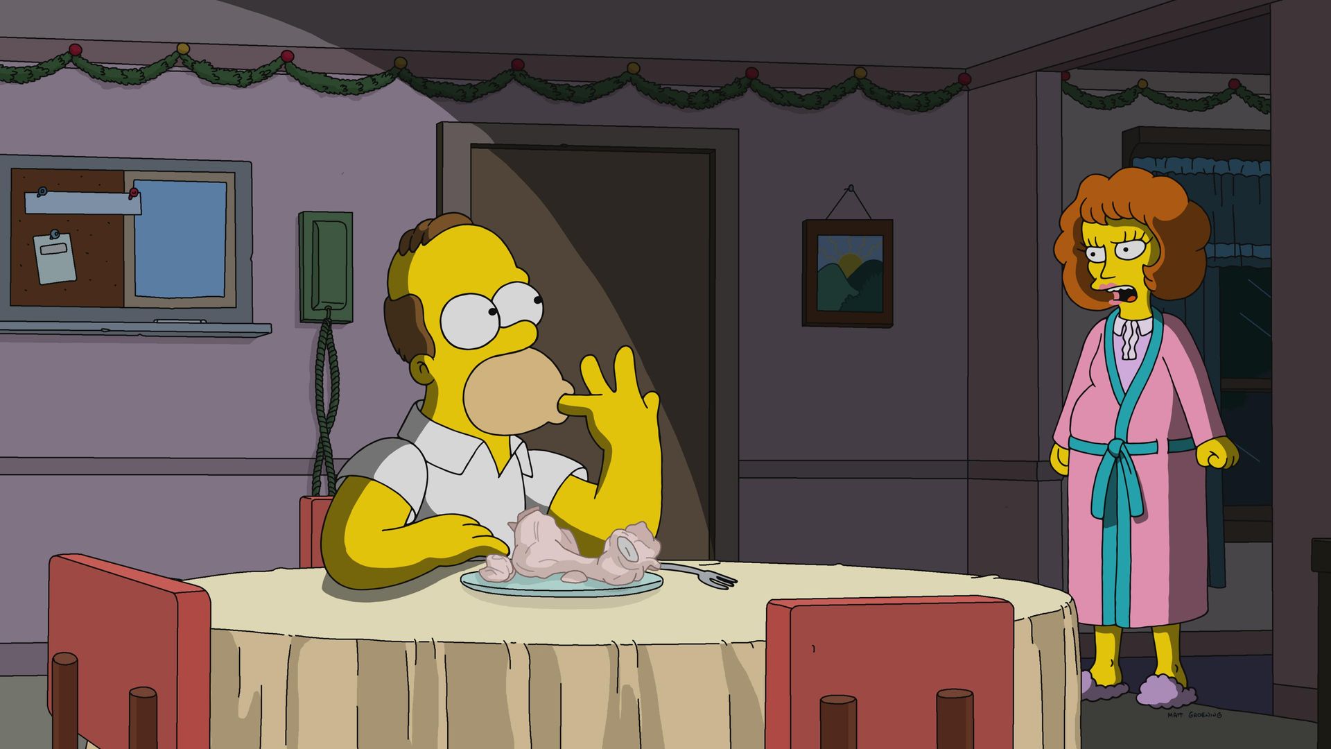 The Simpsons background