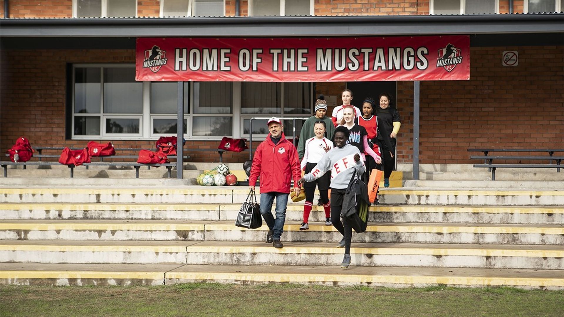 Mustangs FC background