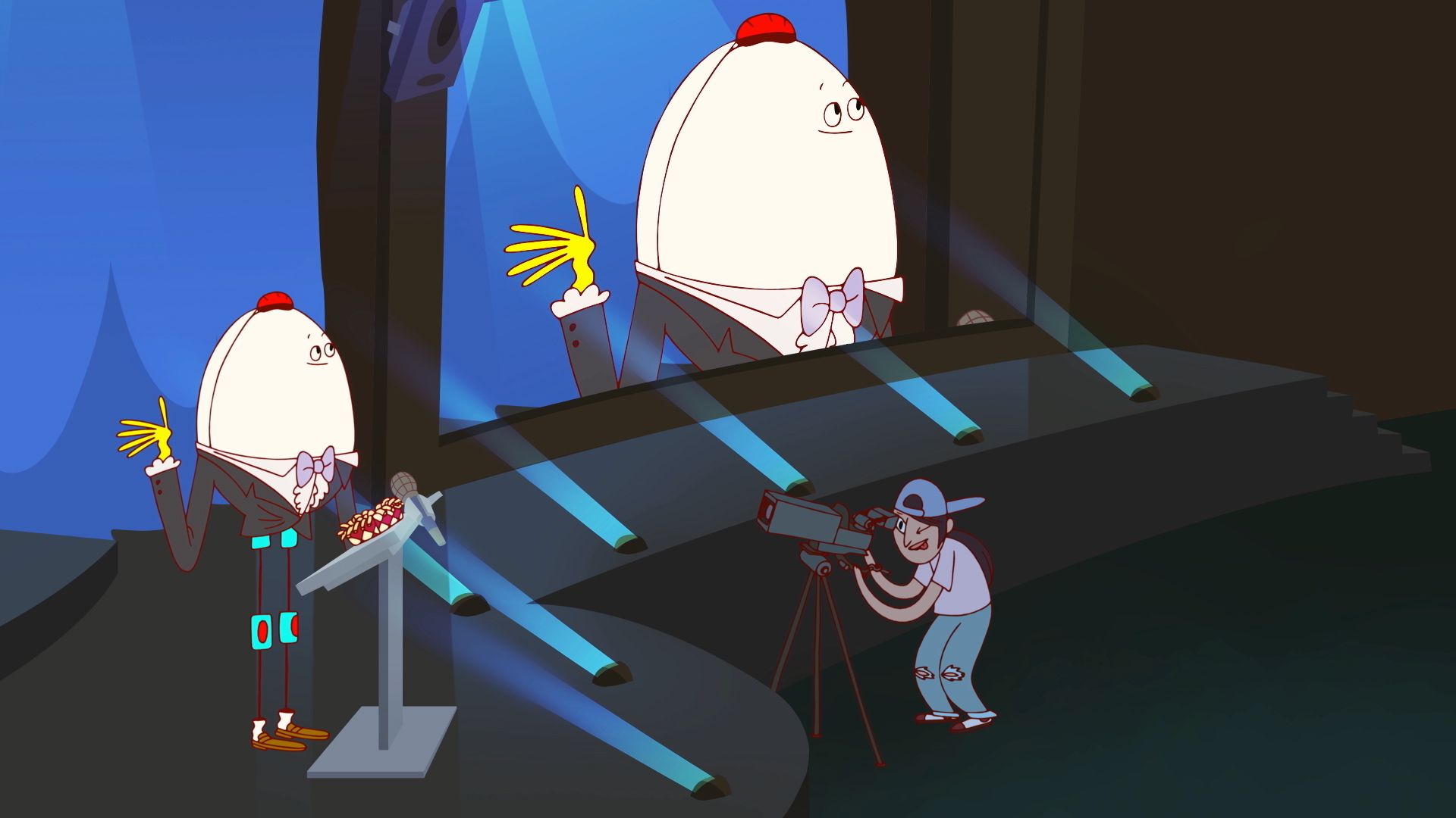 Danger & Eggs background
