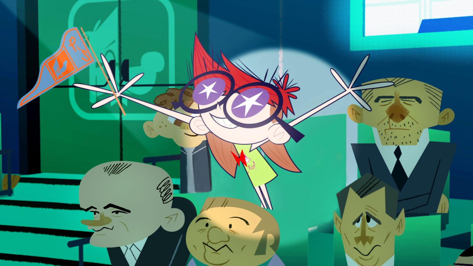 The Mr. Peabody & Sherman Show background