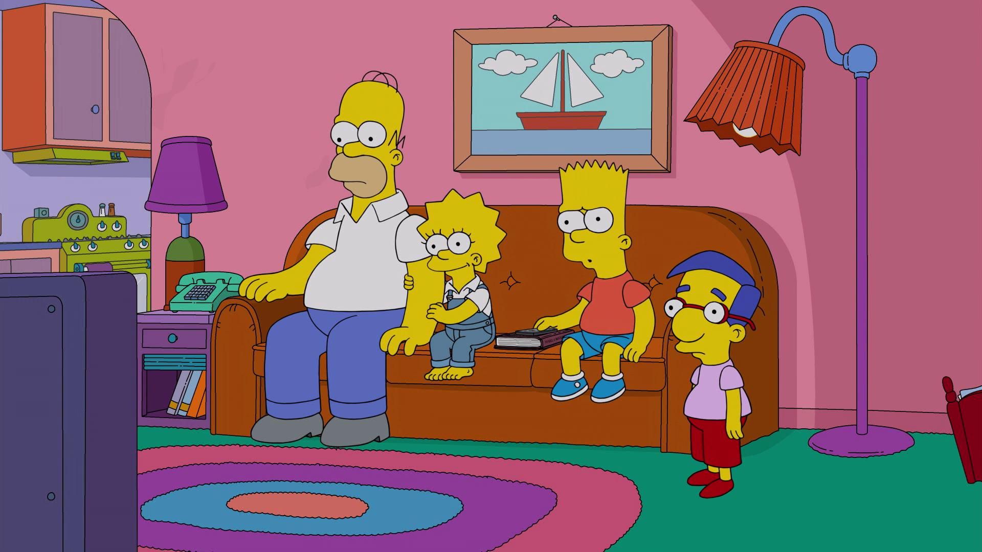 The Simpsons background