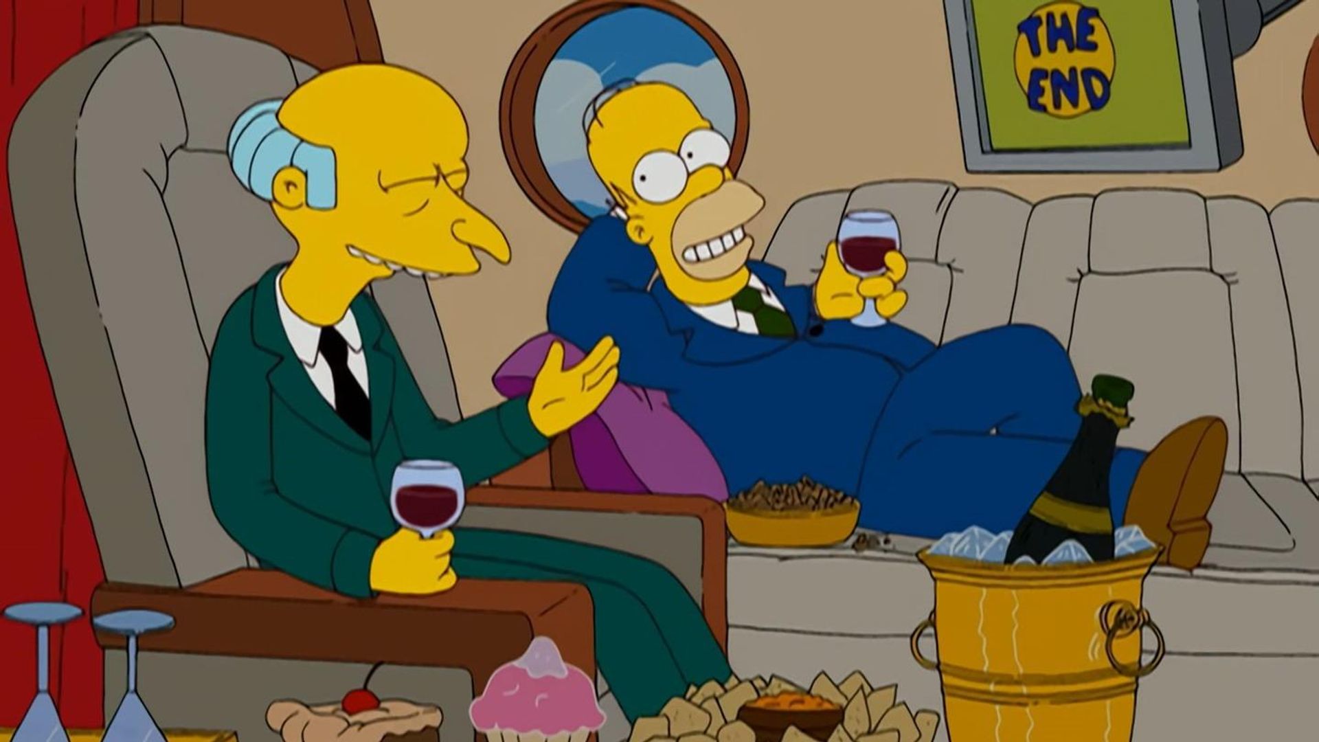 The Simpsons background