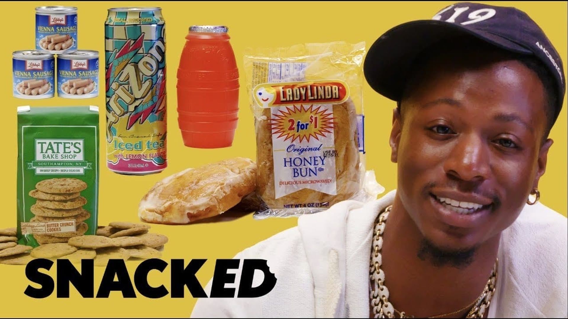 Snacked background