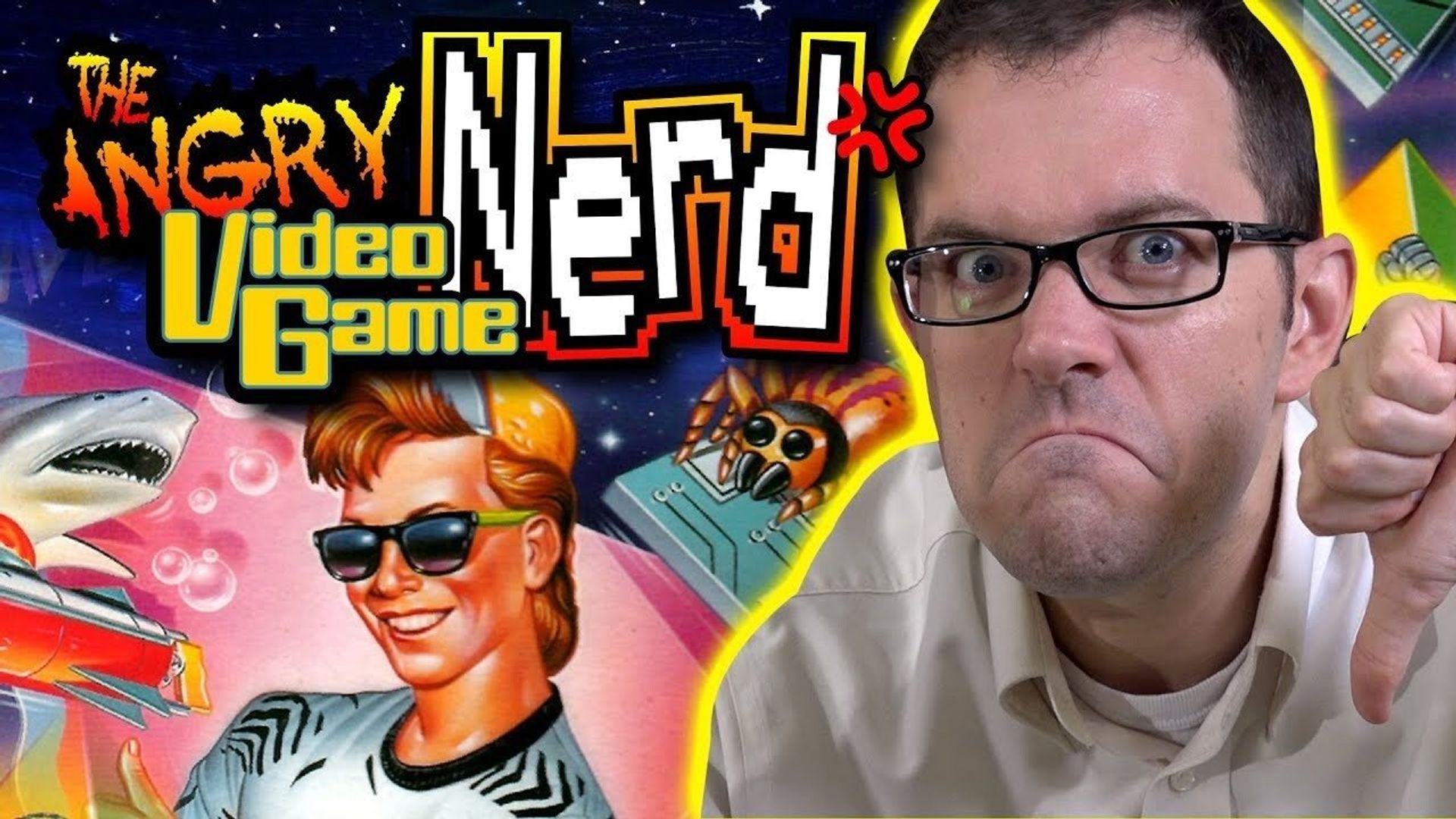 The Angry Video Game Nerd background