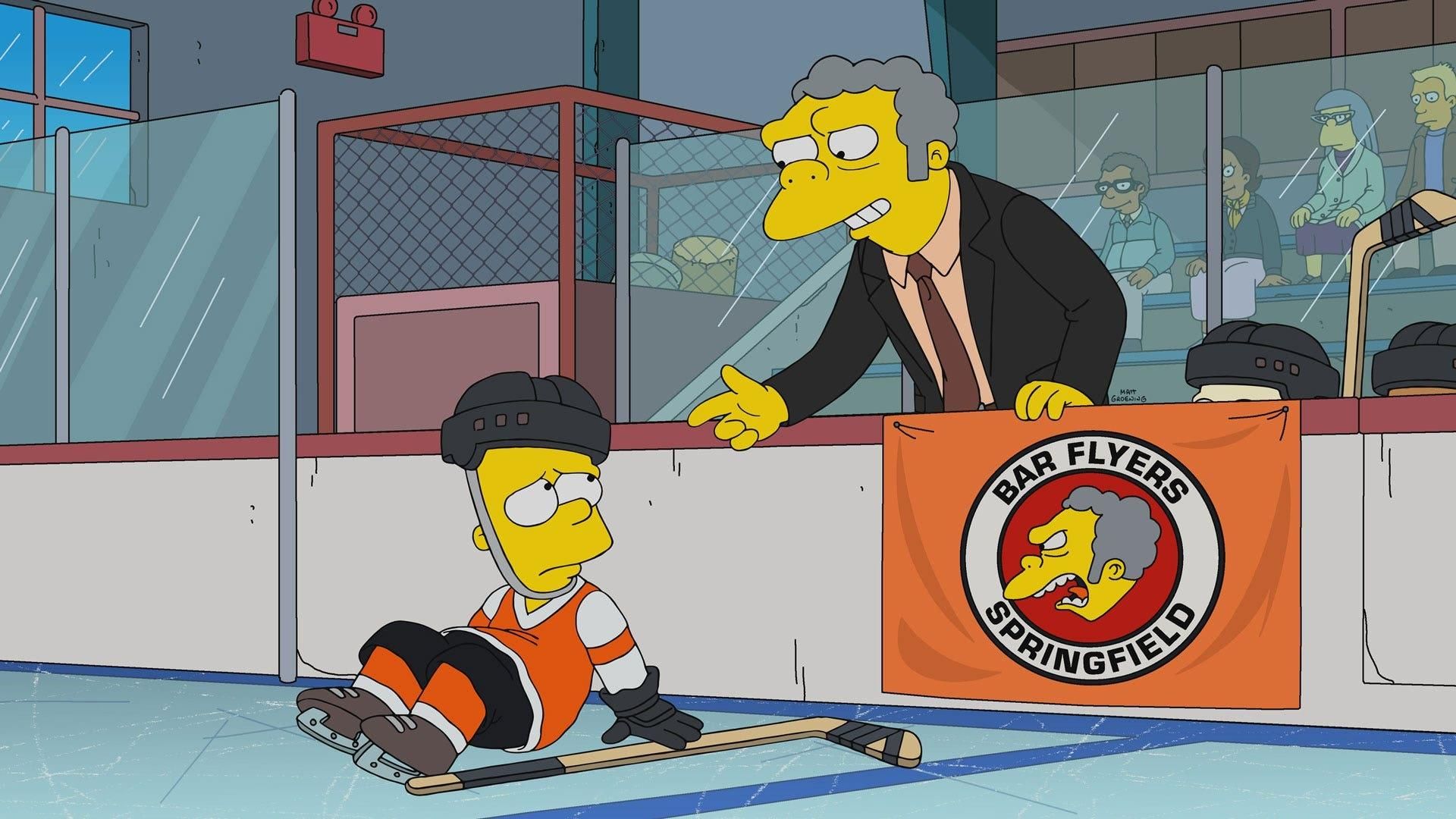 The Simpsons background