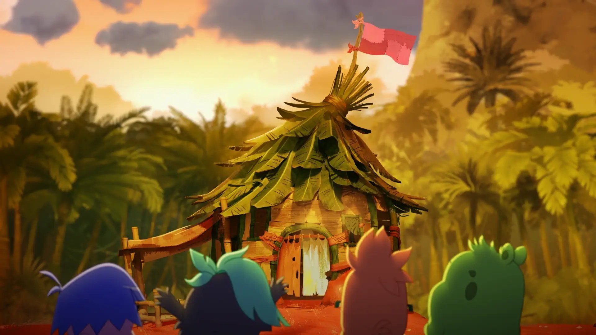 Angry Birds Mystery Island background