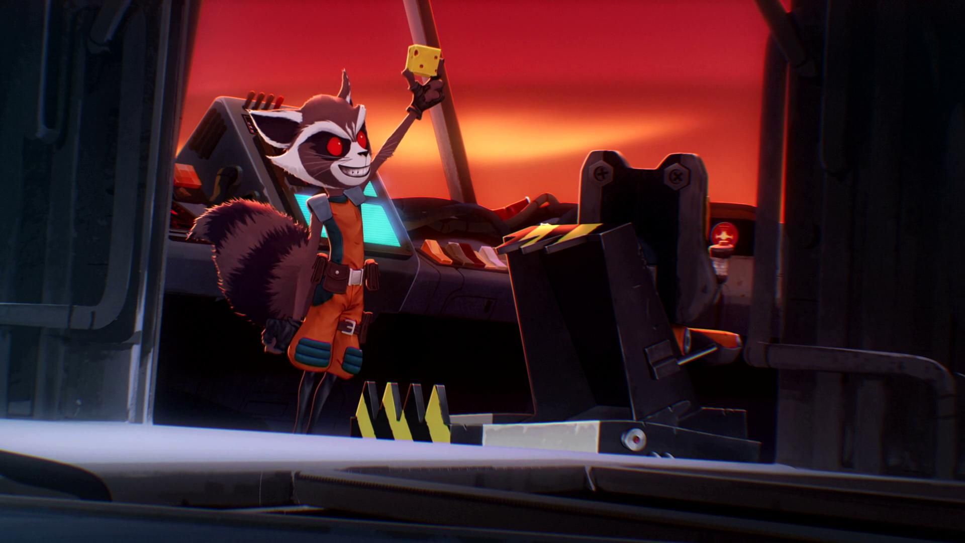Rocket & Groot background