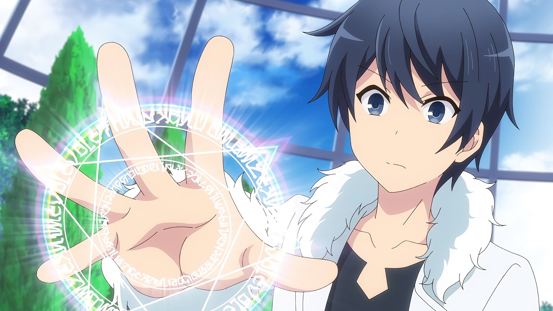 Isekai wa smartphone to tomo ni. background