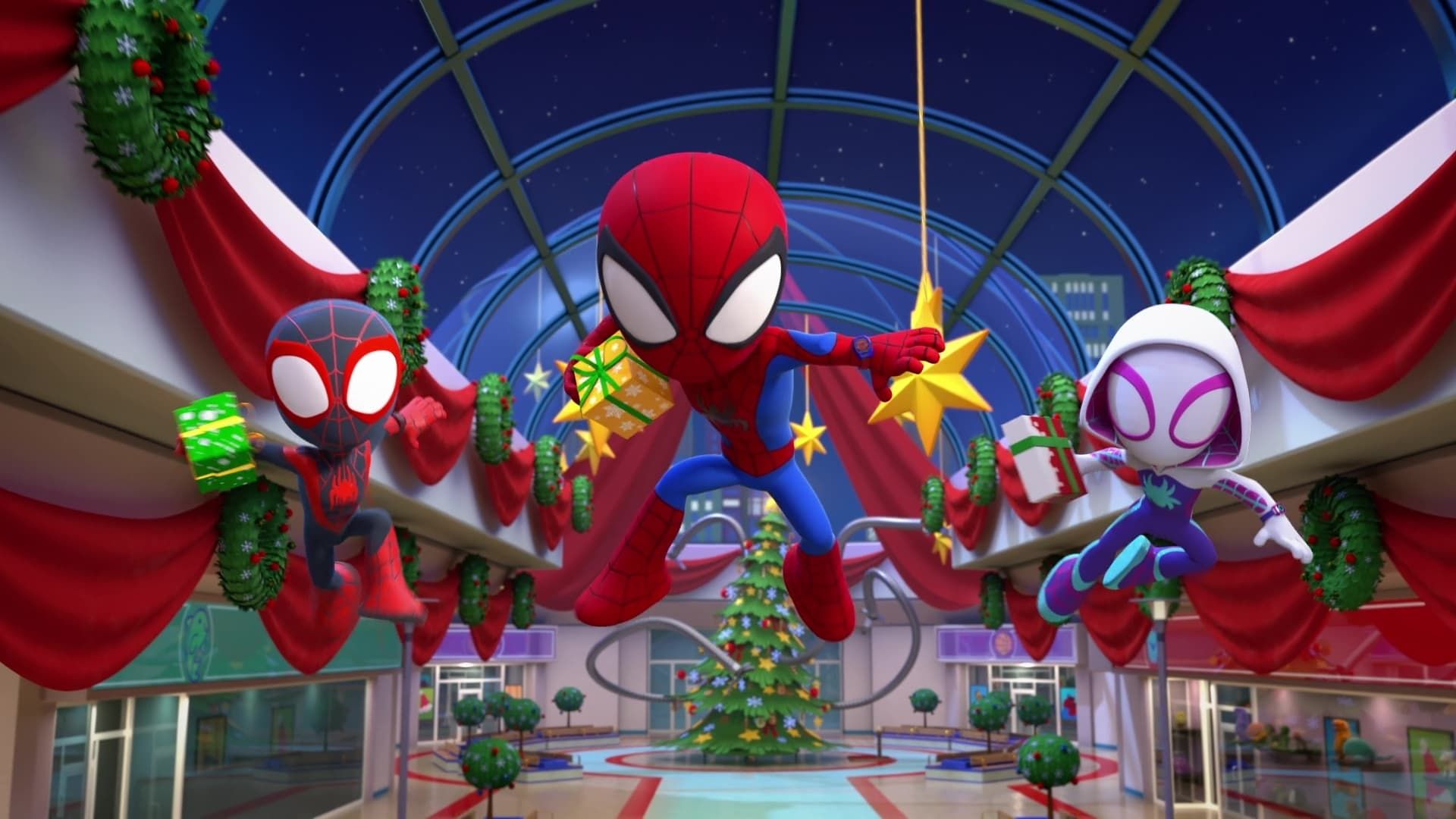 Spidey and His Amazing Friends background