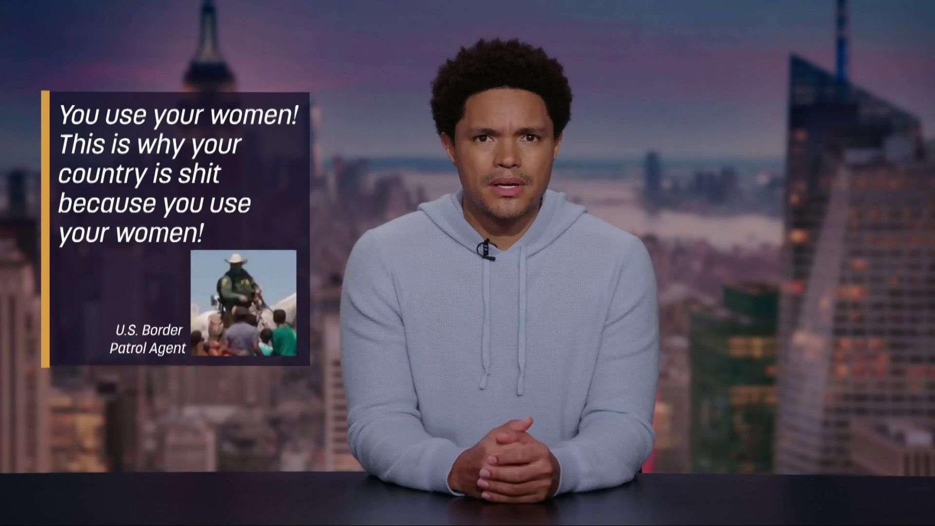 The Daily Show background