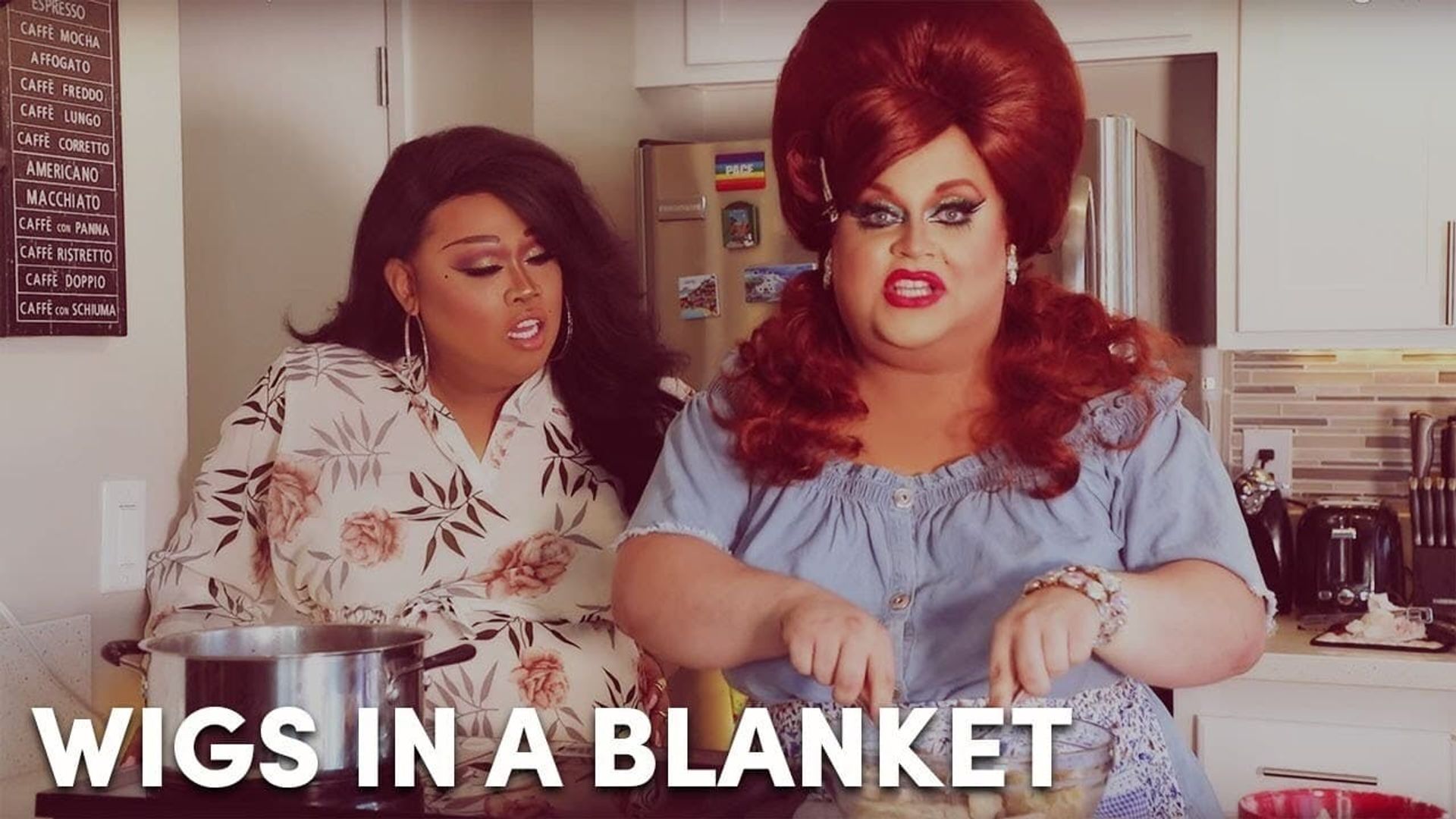 Wigs in A Blanket background