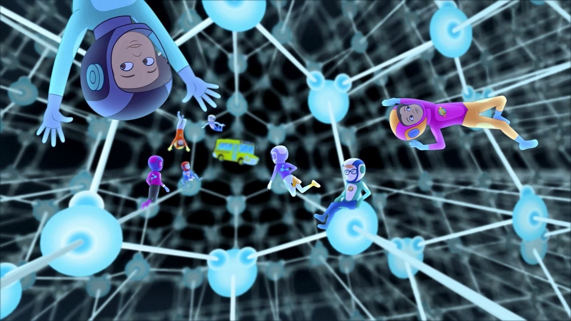 The Magic School Bus Rides Again background