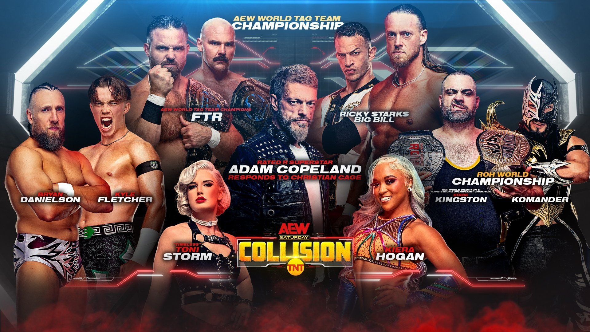 AEW Collision background