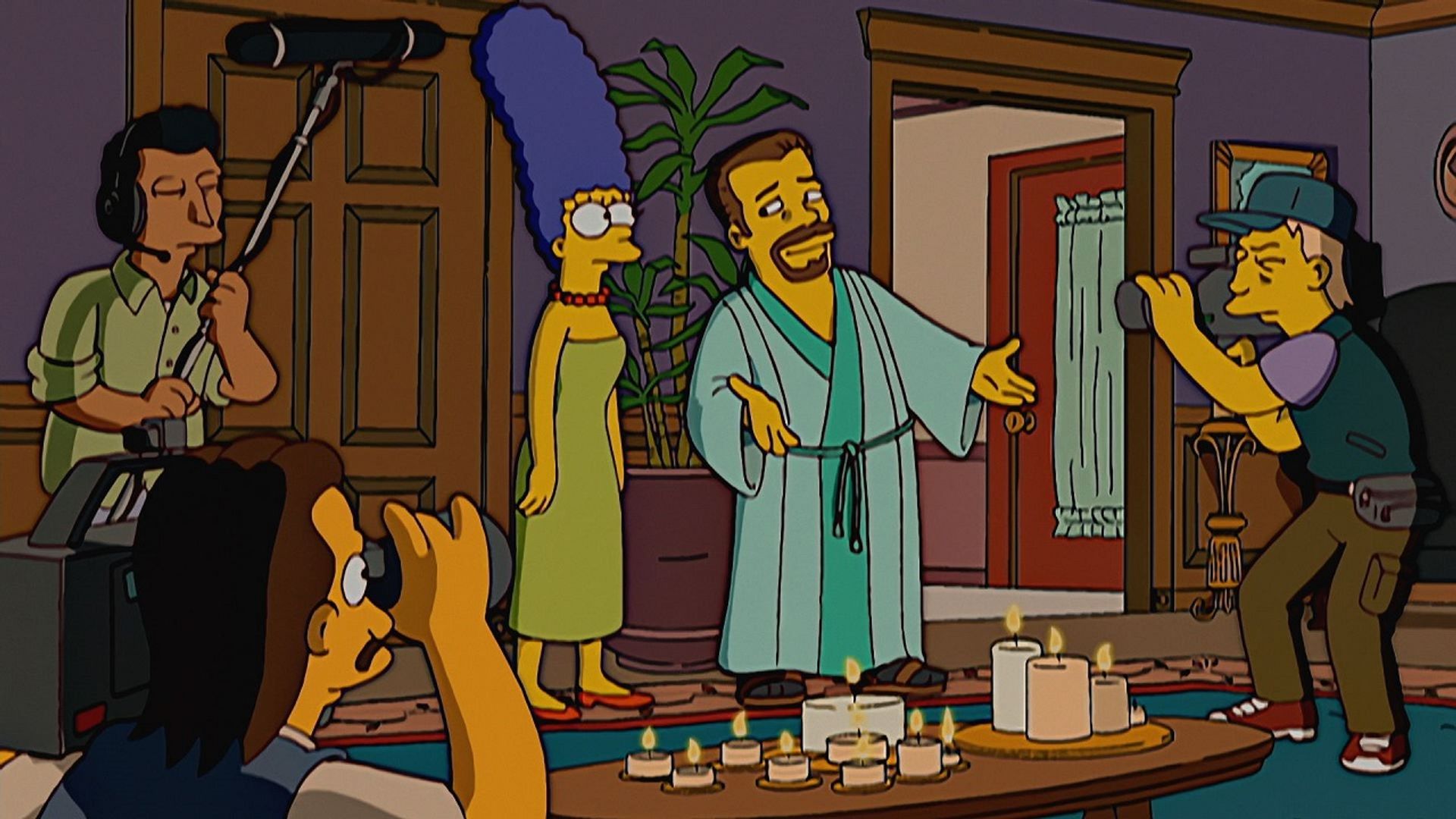 The Simpsons background