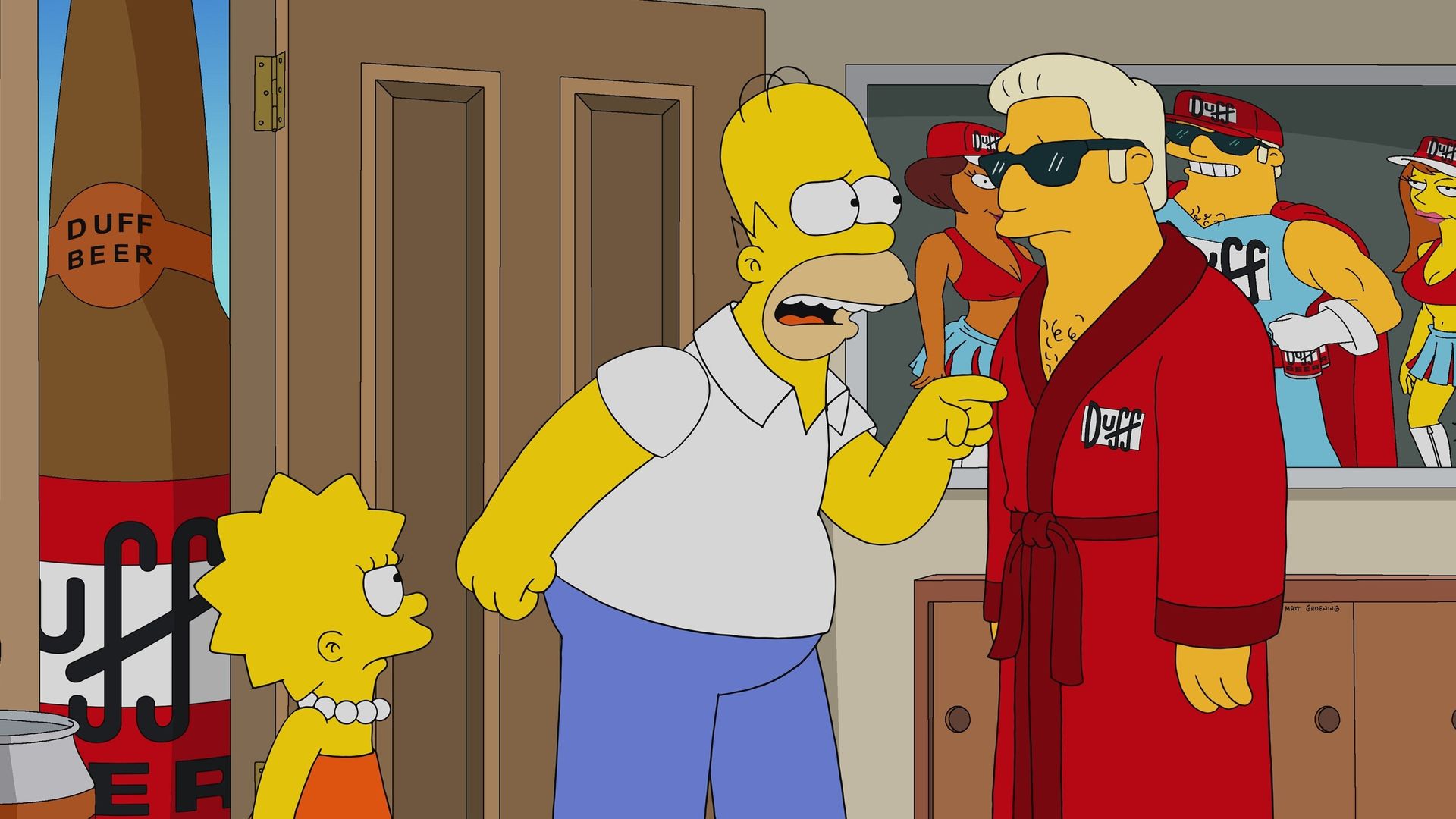 The Simpsons background