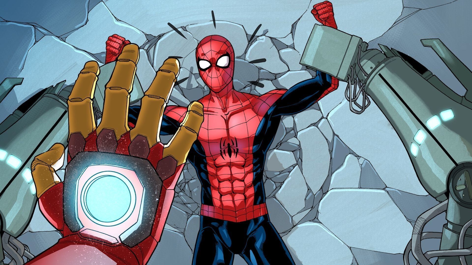 Marvel Video Comics background