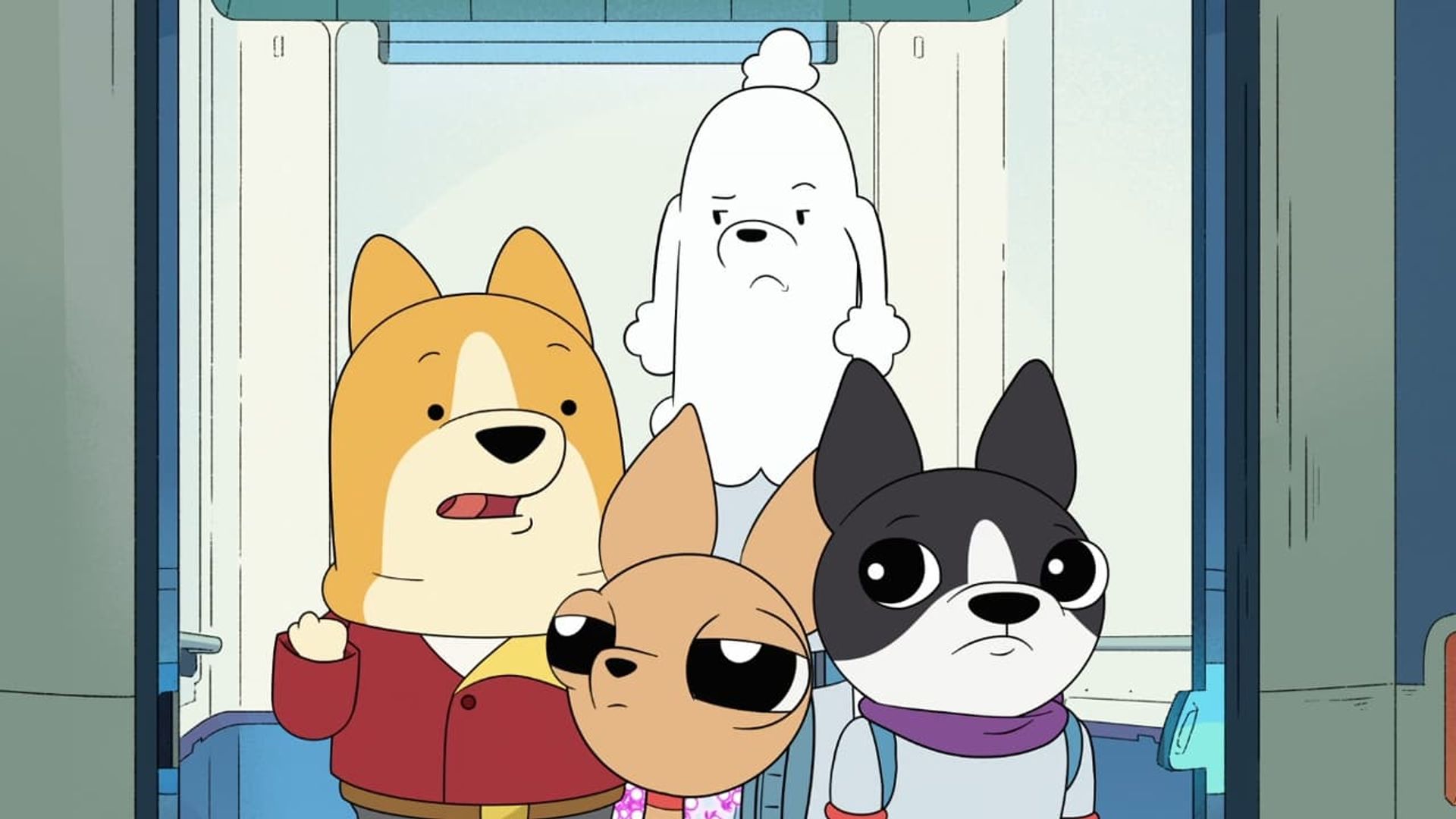 Dogs in Space background