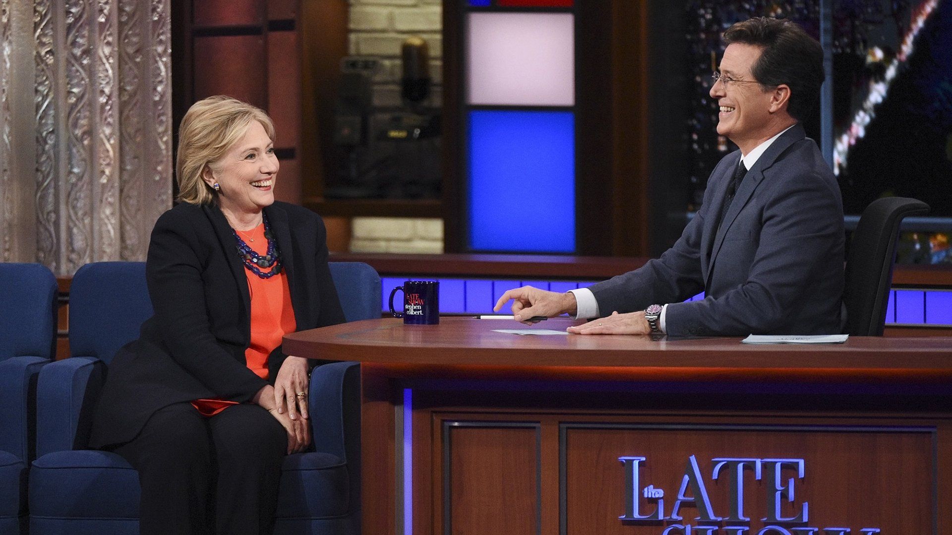 The Late Show with Stephen Colbert background