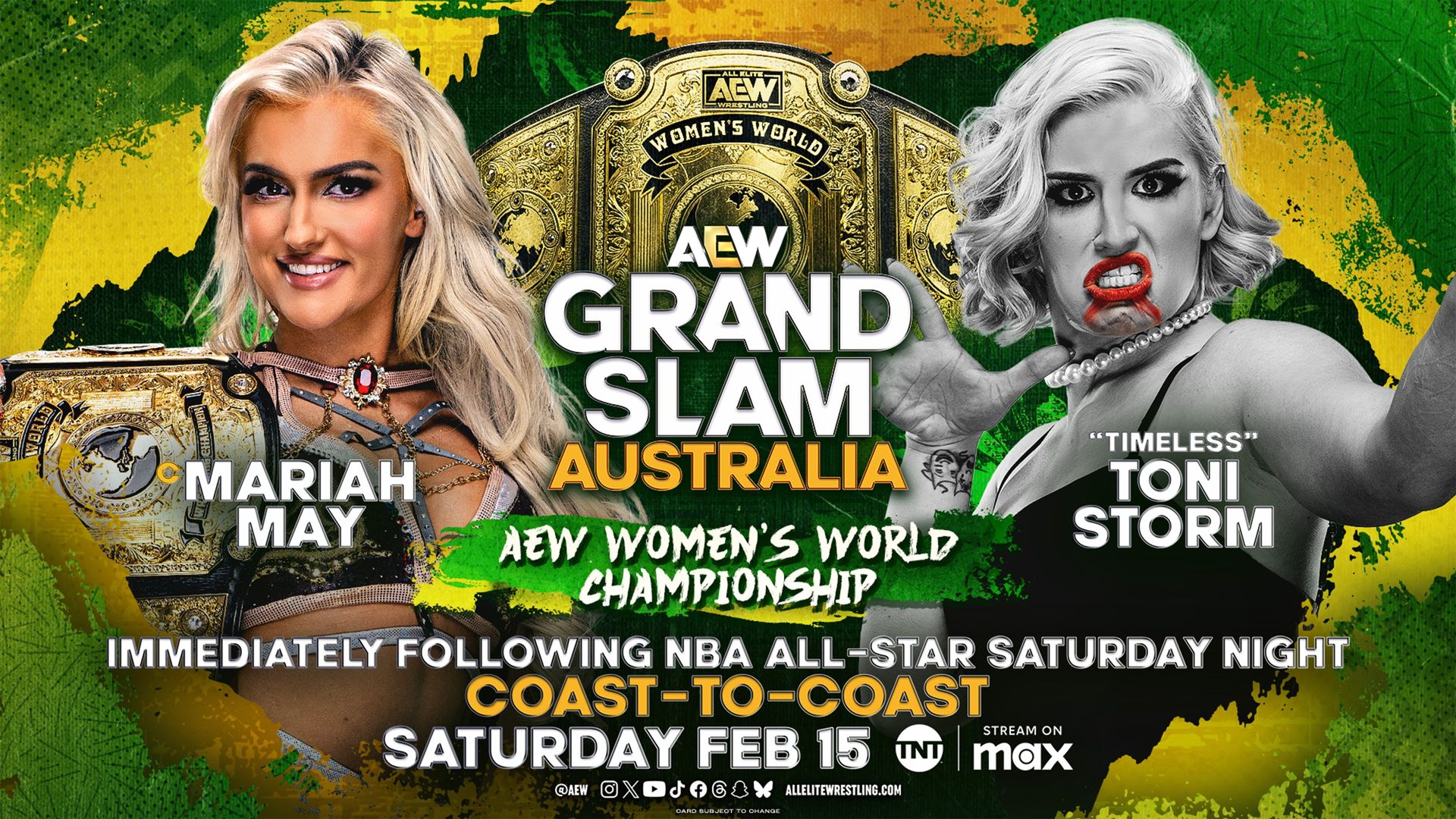 AEW Collision background