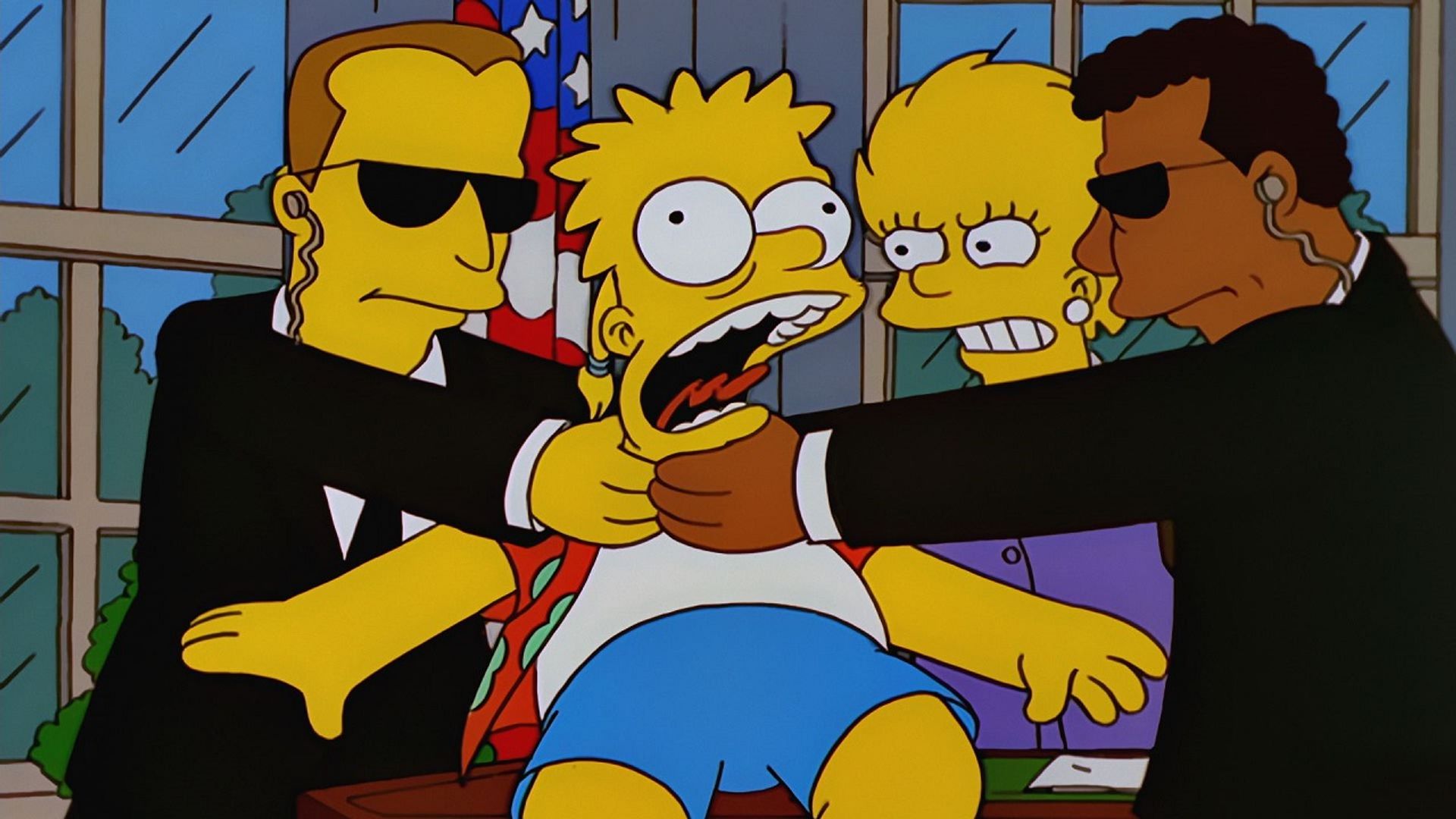 The Simpsons background