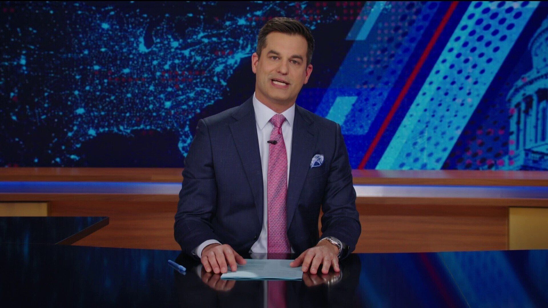 The Daily Show background
