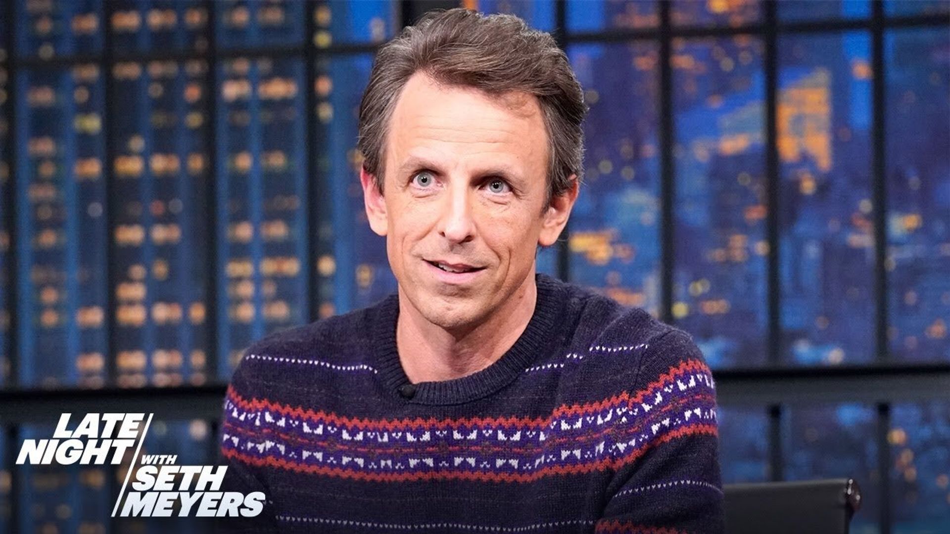 Late Night with Seth Meyers: Corrections" background