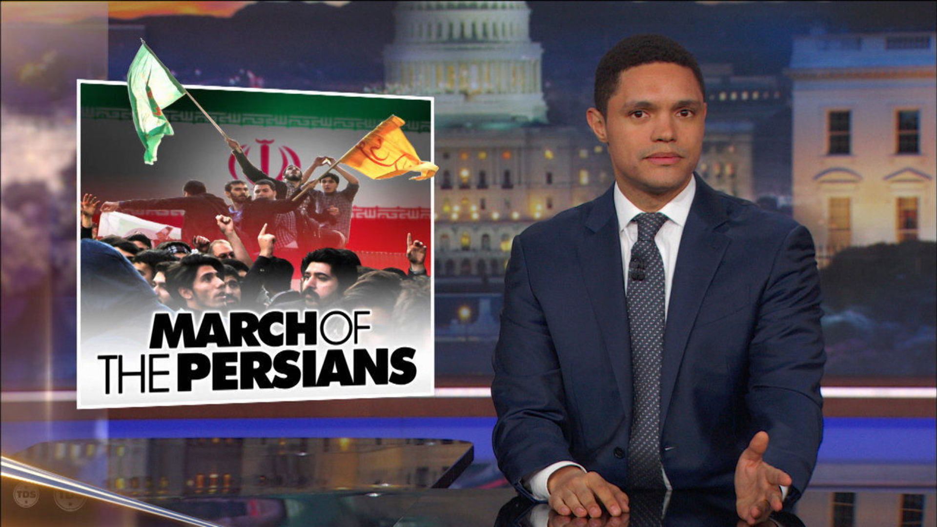 The Daily Show background