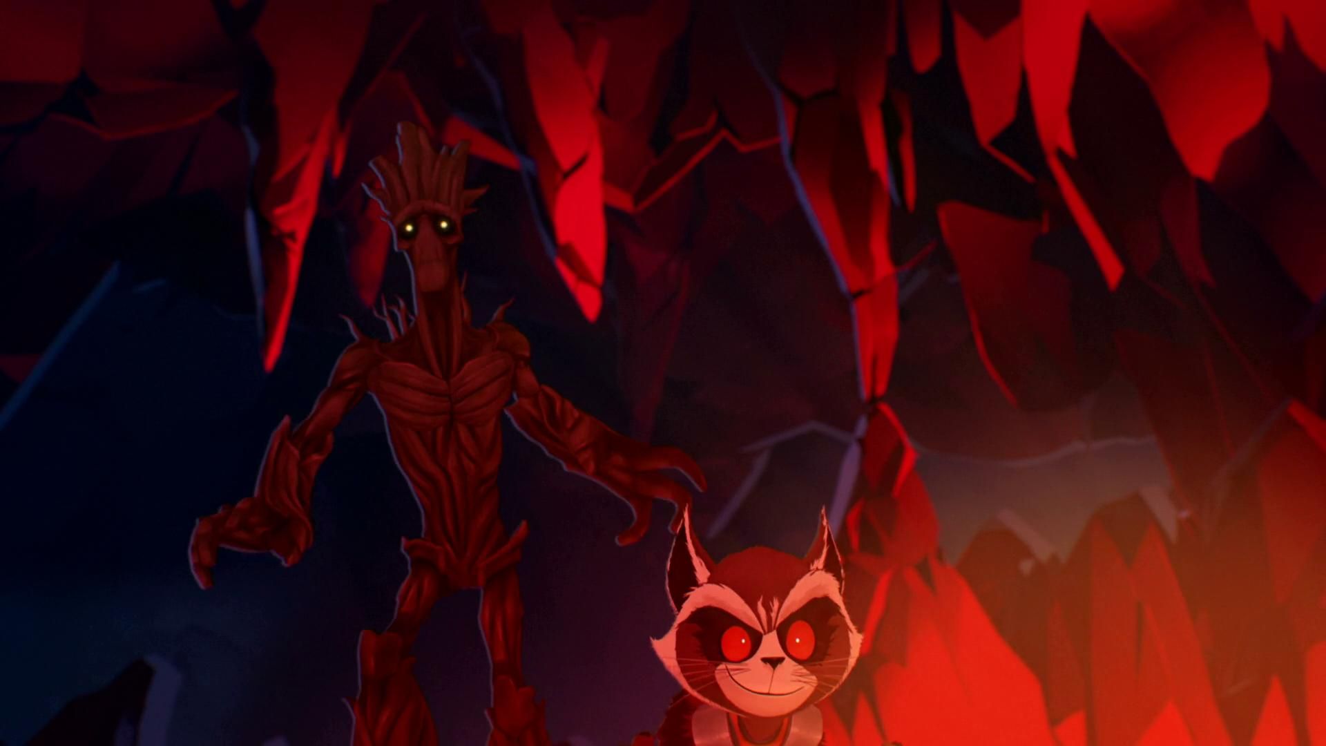 Rocket & Groot background
