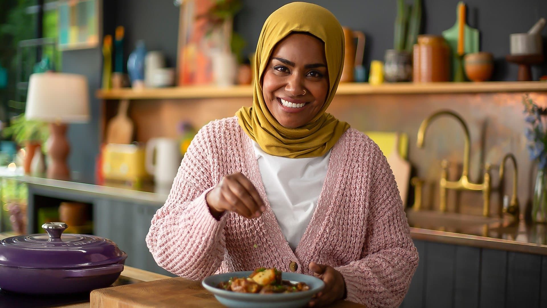 Nadiya's Cook Once Eat Twice background
