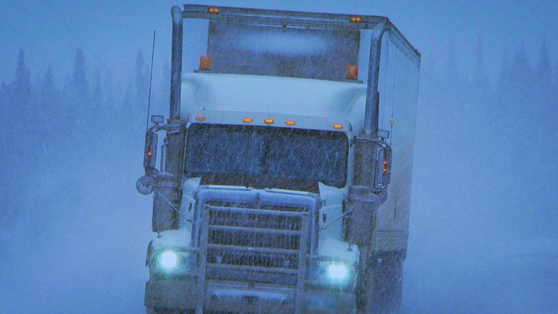 Ice Road Truckers background