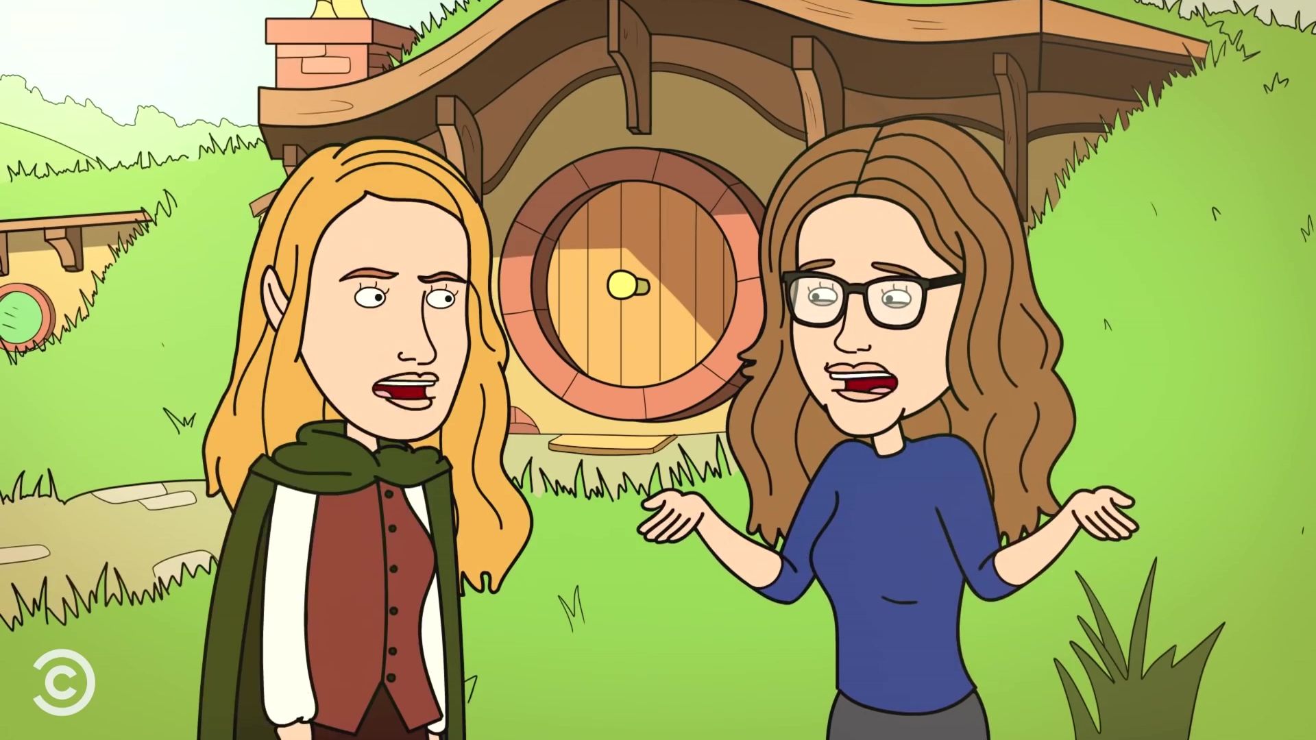 Office Ladies Animated Series background