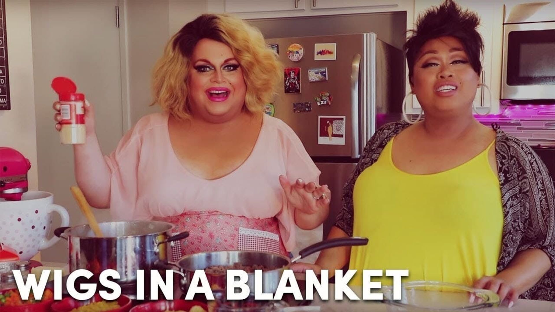 Wigs in A Blanket background