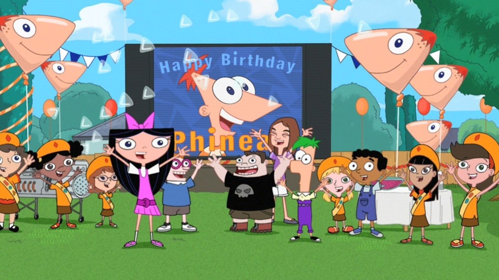 Phineas and Ferb background