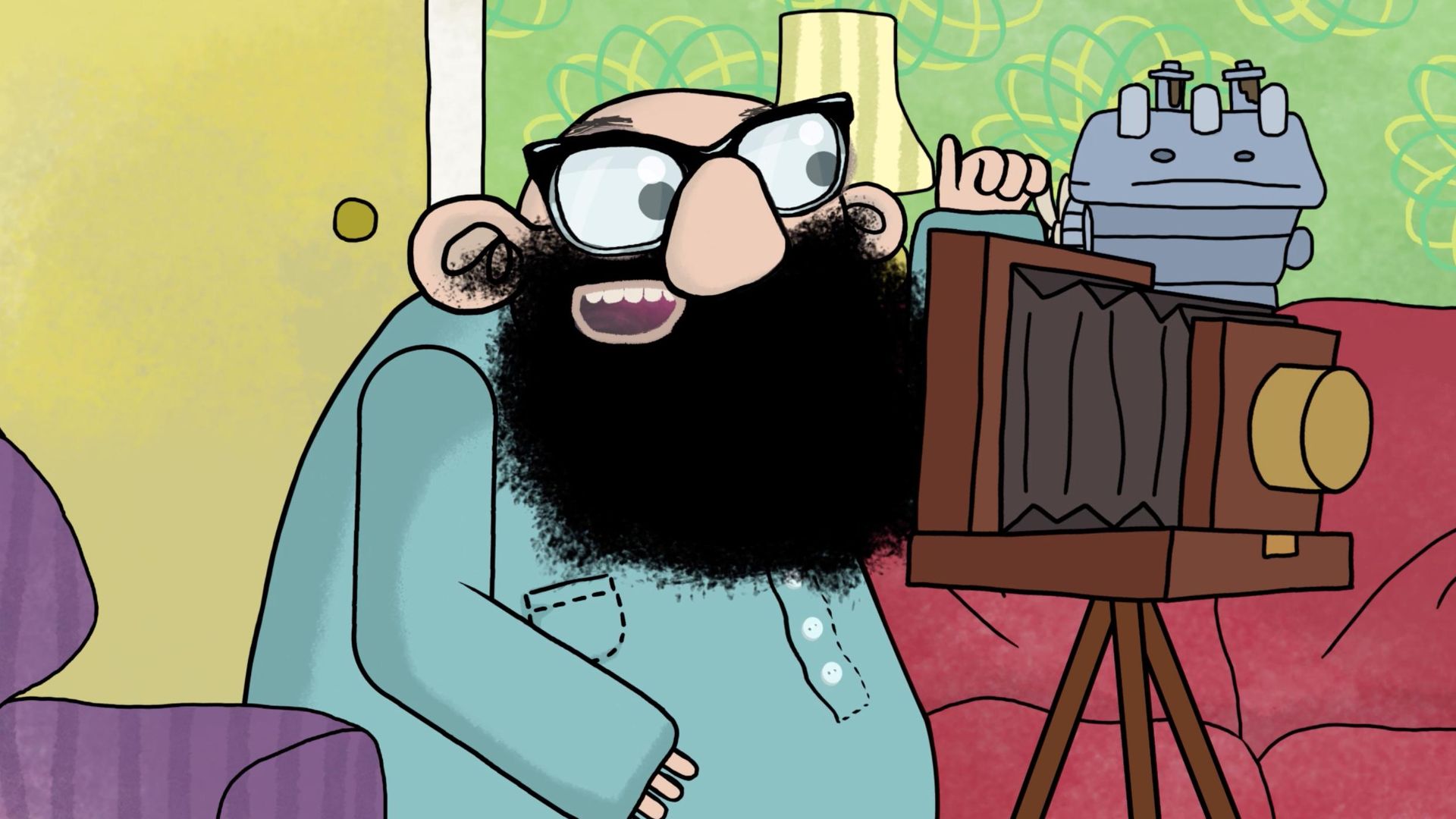 The Rubbish World of Dave Spud background
