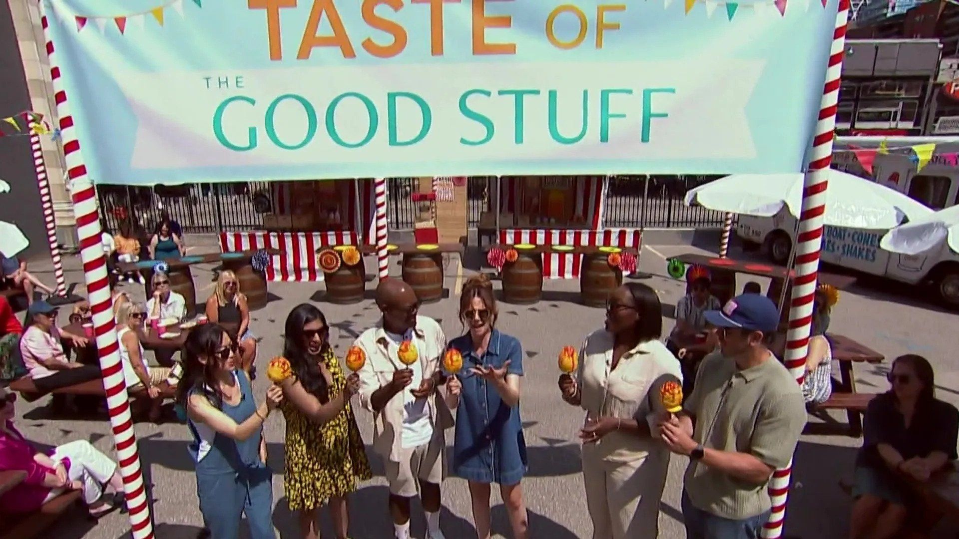 The Good Stuff with Mary Berg background