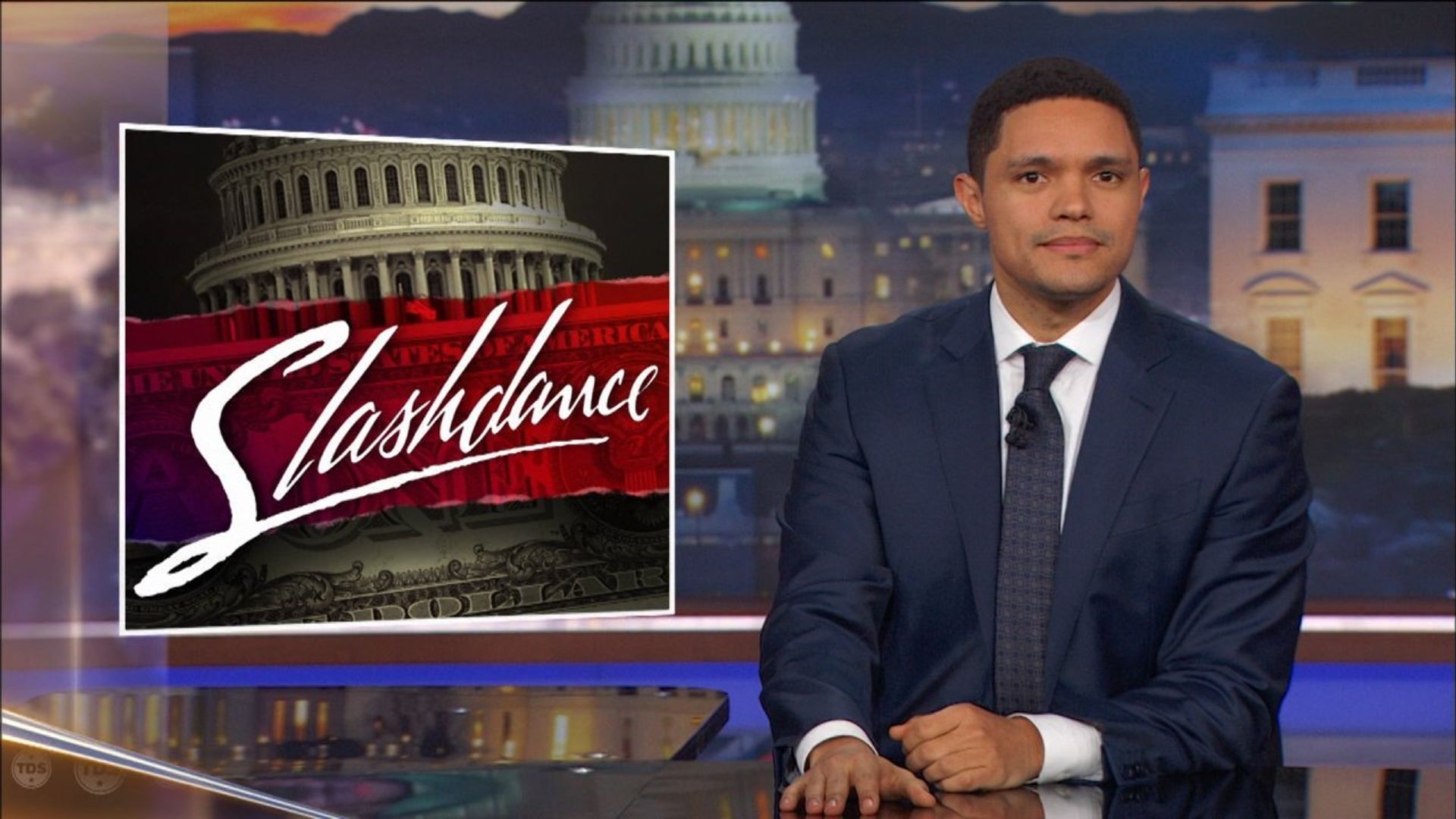 The Daily Show background