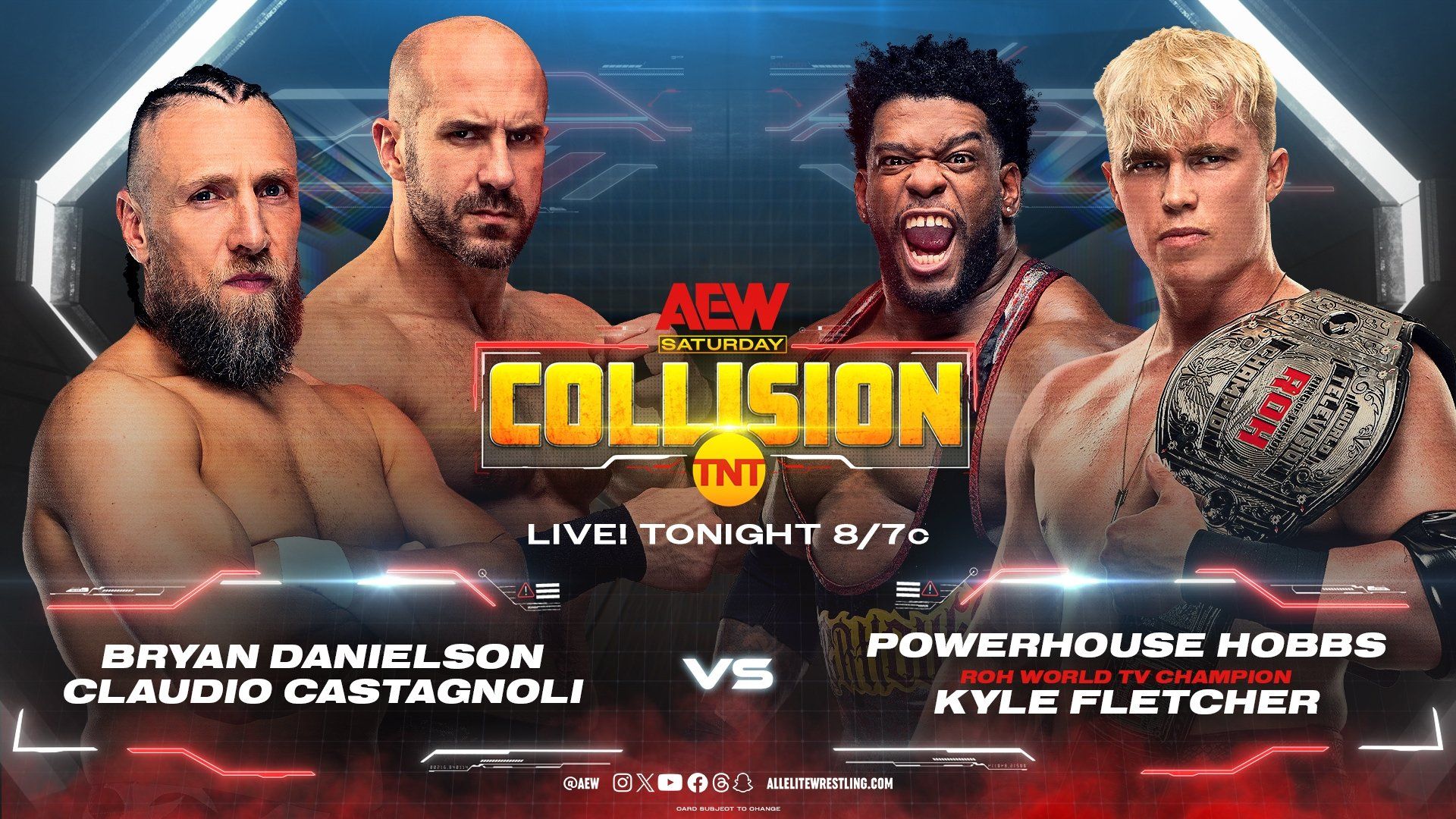 AEW Collision background