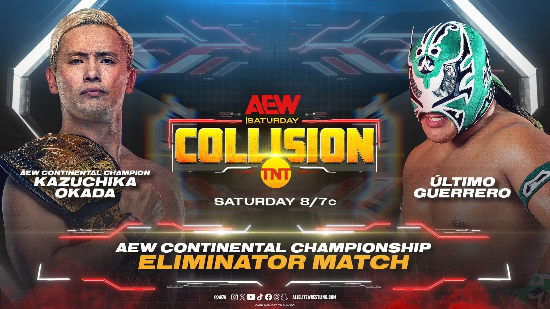 AEW Collision background